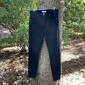 LOFT Skinny Very Black Jeans